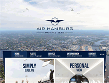Tablet Screenshot of air-hamburg.de